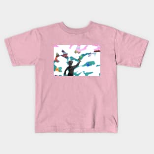 Painting Out The World Kids T-Shirt